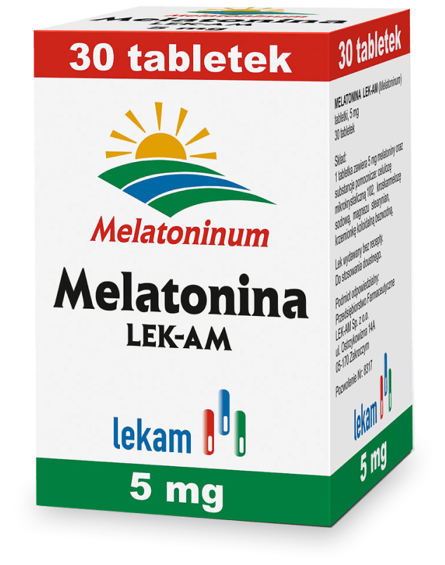 melatonina lek-am 5mg 30 tabletek