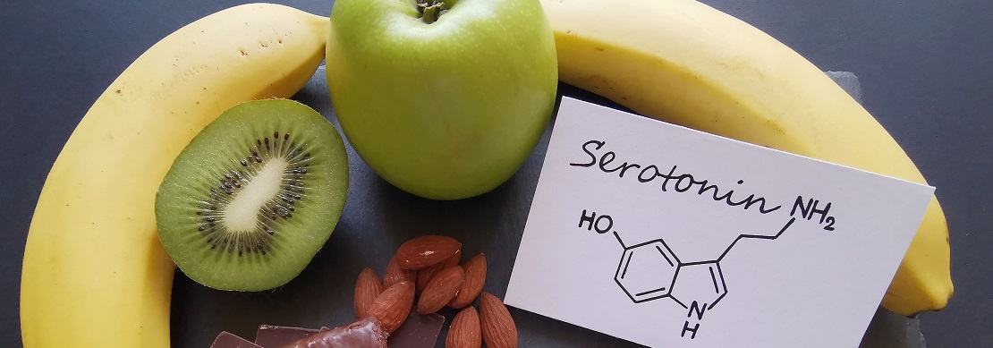 Serotonina a sen - zdjęcie z wzorem chemicznym seratoniny